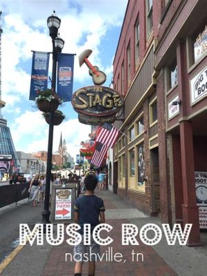 how far is music row from downtown nashville