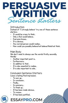 what is a good sentence starter for an argumentative essay? how does the use of rhetorical questions enhance persuasive writing?